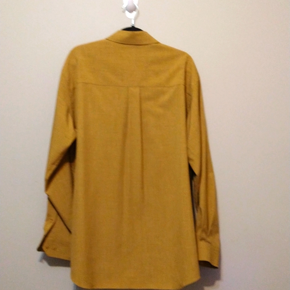 Mustard button up - Picture 3 of 3